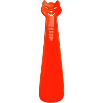 Lžíce na botu VTR Dětská lžíce Buble 18cm - kočka Barva: Neonová červená