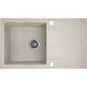 Granitový dřez Jednokomorový dřez Kuchinox SHIRE granit béžový