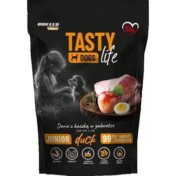 Krmivo pro psa Tasty Dogs Life Junior kachní želé 500g