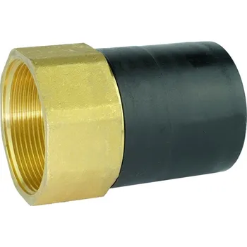 Vodovodní potrubí Univerzální přechod PE/Mosaz s vnitřním závitem Eurostandard PE 100/ PE 100 RC na tupo, d25 x 3/4˝, SDR 7,4, PN 25