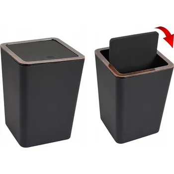 Odpadkový koš Odpadkový koš Sepio Koš Murcia Black 5,5 l černý