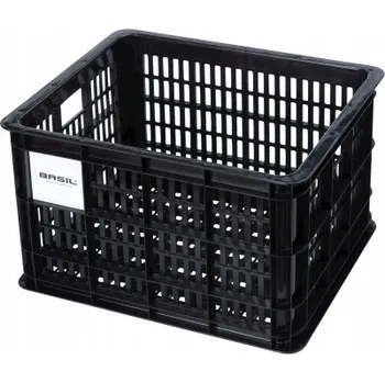 brašna na kolo Košík na kolo Basil Crate M černý 29.5L