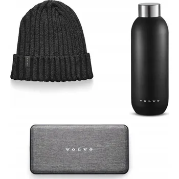 Láhev VOLVO láhev lahev na pití 600 ml čepice powerbanka sada dárek OE