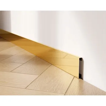 soklová lišta Lišta Szklane Mozaiki nerezová ocel 12 x 60, délka 270 cm, zlatá