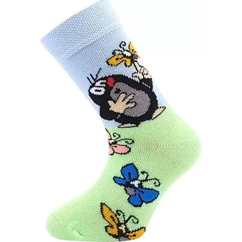 Dámské punčochy Dětské ponožky Krteček - 25-29 / světle zelená