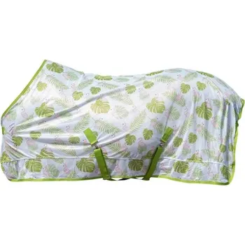 Jezdectví Deka proti hmyzu HKM Flamingo green/pink 125cm