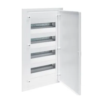 Rozvaděč Hager Electro VF412PS Rozvodnice zapuštěná golf, IP40, 4-řadá, 48 mod., plná dvířka, bezšr. svorky