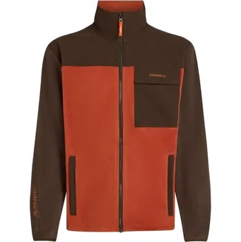 Pánská mikina Pánská mikina O'Neill FWC'PEAK POLARTEC HYPERFLEECE XL Červená, Hnědá