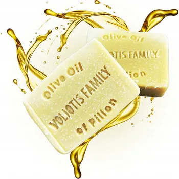 Koupelová kosmetika Řecké ručně vyráběné mýdlo z olivového oleje rodiny Voliotis