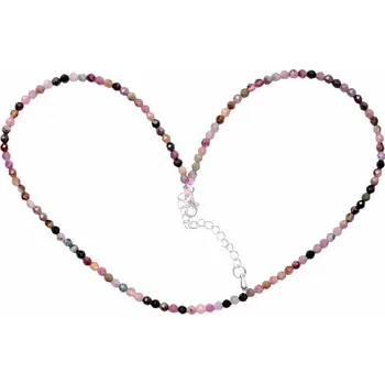 Šperk Nefertitis Turmalín multicolor náhrdelník délka cca 40,5 cm