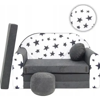 Pohovka Pohovka Welox SWM 98 x 170 cm, šedý velur