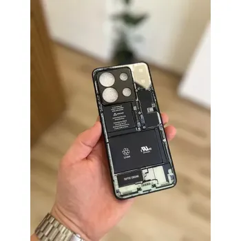 Pouzdro na mobilní telefon Pouzdro TECH s tvrzeným sklem pro Xiaomi Redmi Note 13 Pro 5G - vzor 1 (Stylové pouzdro TECH s tvrzeným sklem a zabudovanou ochranou fotoaparátu pro Xiaomi Redmi Note 13 Pro 5G - vzor 1)