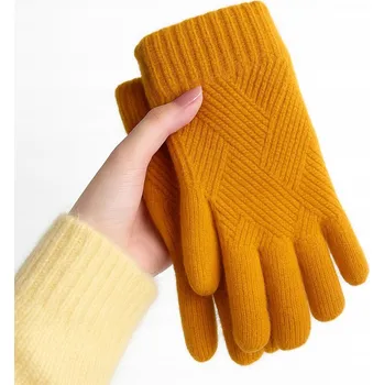 Rukavice Sajbazar pětprsté rukavice akryl univerzální velikost - dámské