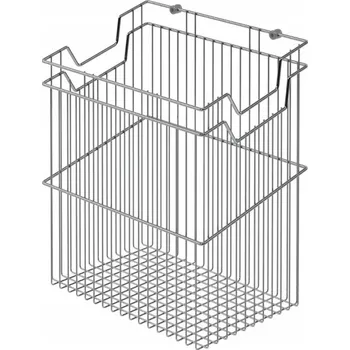 Koš na prádlo STARAX S-8116-C Výklopný koš na prádlo 550 Chrom