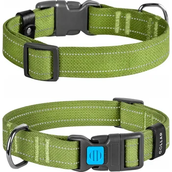 Obojek pro psa Obojek pro psa brezentový, silný, reflexní, spona fastex, velikost M