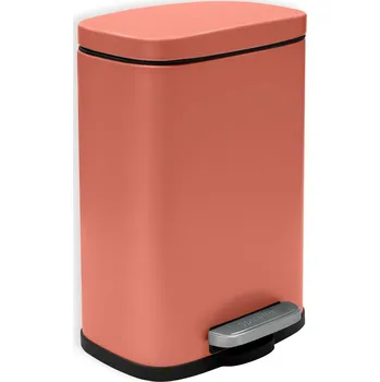 Odpadkový koš KOŠ NA KOSMETIKU SPIRELLA 5 LITRŮ Z NEREZOVÉ OCELI S MECHANISMEM