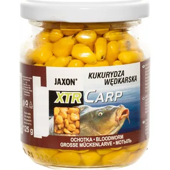 Návnadová surovina KUKUŘICE XTR CARP Patentka 125g JAXON PRO RYBÁŘE NA HÁČEK PRO KAPRY