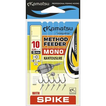 Rybářský háček Zemní Háčky , s návazcem, s protihrotem Kamatsu 1 ks