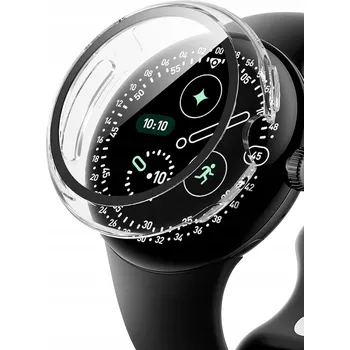 Pouzdro na mobilní telefon 2v1 POUZDRO + TVRZENÉ SKLO PRO GOOGLE PIXEL WATCH 4 45MM CASE KRYT