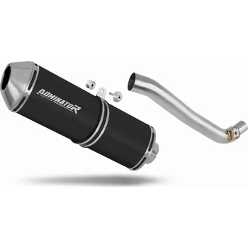 Výfuk pro motocykl DR 650SE 1997 - 2009 výfuk tlumič OVR BLACK DOMINATOR