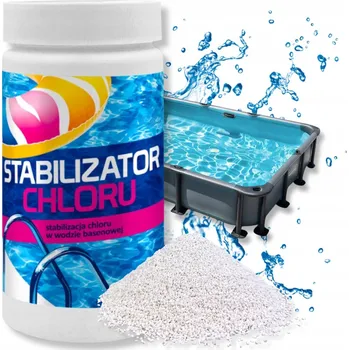 Bazénová chemie Stabilizátor chlóru bazénová chemie 1 kg Gamix
