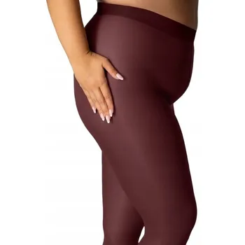 Podprsenka Punčocháče hladké Mona ELIZABETH 70 den 70den červená RED WINE velikost 9