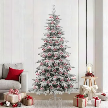 Vánoční dekorace vidaXL Sada vánočních ozdob 100 pcs Transparentní Ø 10 cm [42018890]