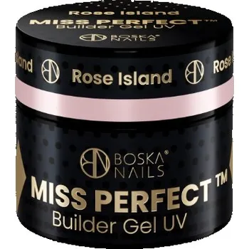 Lak na nehty Stavební gel UV na nehty Miss Perfect Rose Island Boska Nails 5 ml