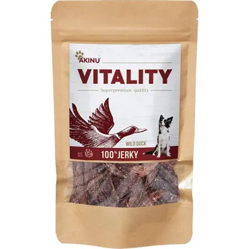 Pamlsek pro psa Akinu VITALITY Jerky divoká kachna 50g