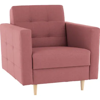 Obývací pokoj Tempo Kondela Celočalouněné křeslo, starorůžová látka, AMEDIA