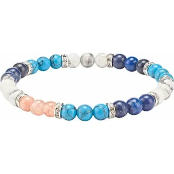 Náramek Lapis lazuli náramek s mixem polodrahokamů obvod cca 18 až 23 cm