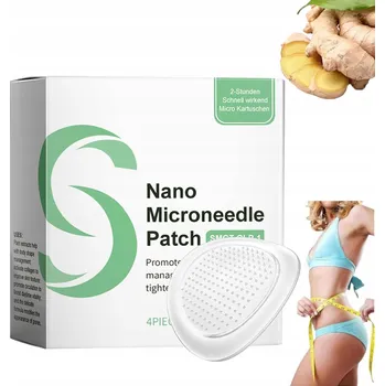 Vrták Zeštíhlující náplasti s vylepšenou Nano Microneedle technologií pro zpevnění celého těla