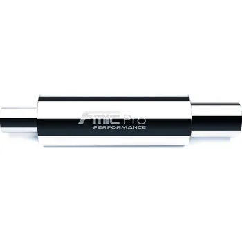 Výfuková trubka Tlumič výfuku kulatý 300mm vstup/výstup 63mm/89mm