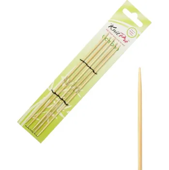 Jehlice Ponožkové jehlice KnitPro Bamboo 15 cm 2,25 mm