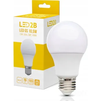 Žárovka LED žárovka GS 10,5W E27 3000K LED2B
