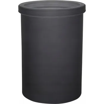 Spirella kelímek na zubní kartáčky YOKO, tmavě šedý, sklo