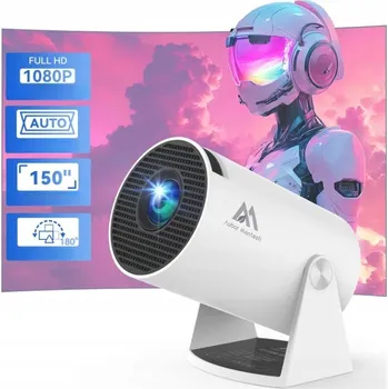 Projektor LCD Projektor Aubor Mentech bílý