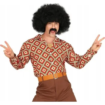 Karnevalový kostým PÁNSKÝ OUTFIT GROOVY TRIČKO KOSTÝM 70. A 80. LÉTA KARNEVAL KOSTÝM M
