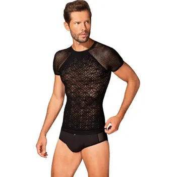 Pánská móda Pánské tričko T102 T-shirt - Obsessive Barva: černá, Velikost: S/M/L