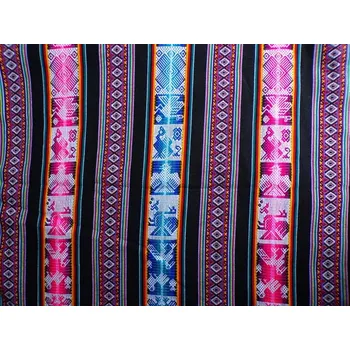 Látka (černá se vzorem, 1 metr)