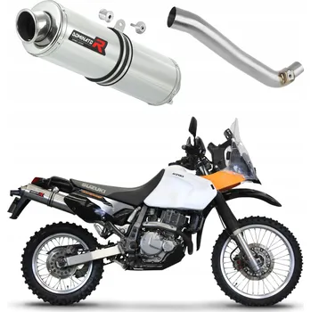 Výfuk pro motocykl DR 650 SE / S 1996 - 2024 výfuk tlumič ST DOMINATOR