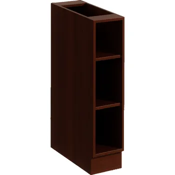 Kuchyňská skříňka Tempo Kondela Spodní otevřená skříňka D20P, ořech Milano, SICILIA