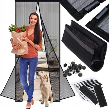 Síť proti hmyzu Moskytiéra do dveří 120 cm x 210 cm