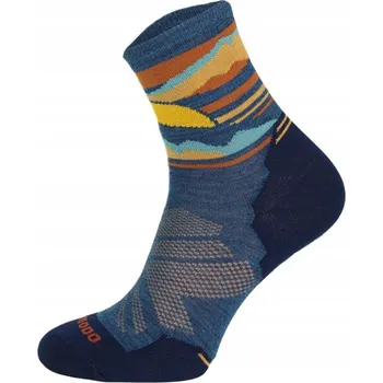 Pánské ponožky Ponožky ALPINE HILLS 70% MERINO Performance 39-42 Jeans Sunset