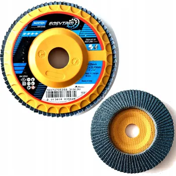 Brusný kotouč Lamelový brusný kotouč na INOX P40 NORTON EASYTRIM LOĎ