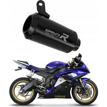 Výfuk pro motocykl YZF R6 2006 - 2016 výfuk tlumič GPS BLACK DOMINATOR