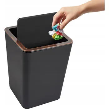 Odpadkový koš Odpadkový koš Rodeno Koš Murcia Black 5,5 l černý