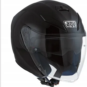 Helma na motorku Motocyklová Přilba Otevřená AGV K5 JET Černá Matná L