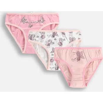 Dívčí spodní prádlo Dívčí kalhotky 3 kusy, dětské slipy pro holčičku velikost 104/110 Coccodrillo WC5