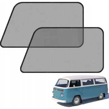Stínítko do auta Sluneční clona do auta moskytiéra na přední dveře 2ks VW T2
